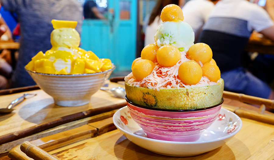 新竹竹北堅持手作食材，超犯規的哈密瓜冰品！好吃又美的刨冰「尋庄懷舊冰店」讓人印象深刻