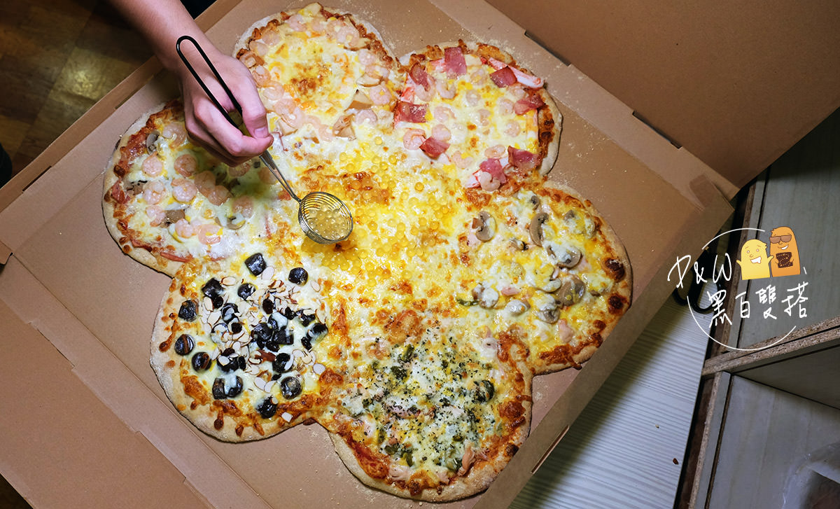 10分鐘搞定派對食物外送直接到你家！林太太手工石烤披薩，新北美食推薦披薩花～好吃又吸睛！